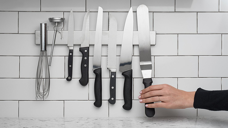 Modern Innovations 16 Inch Stainless Steel Magnetic Knife Bar | $12 | Amazon | Use code ZY3WCNDW